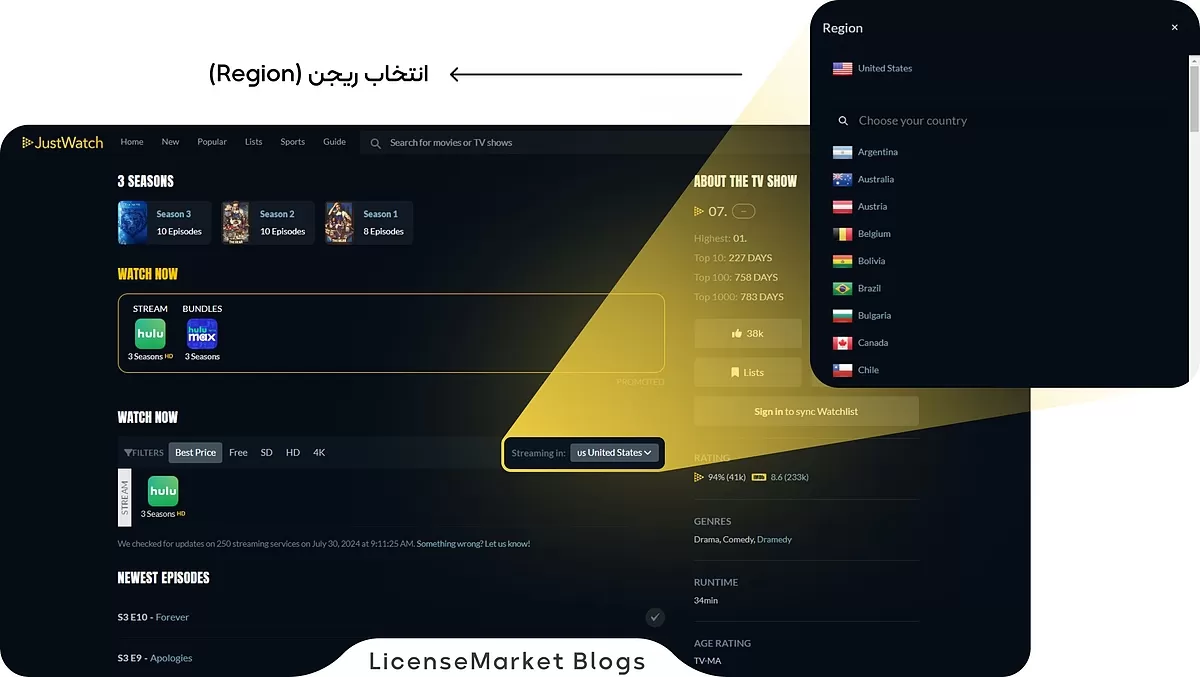 وبسایت جاست واچ (جاست‌واچ)